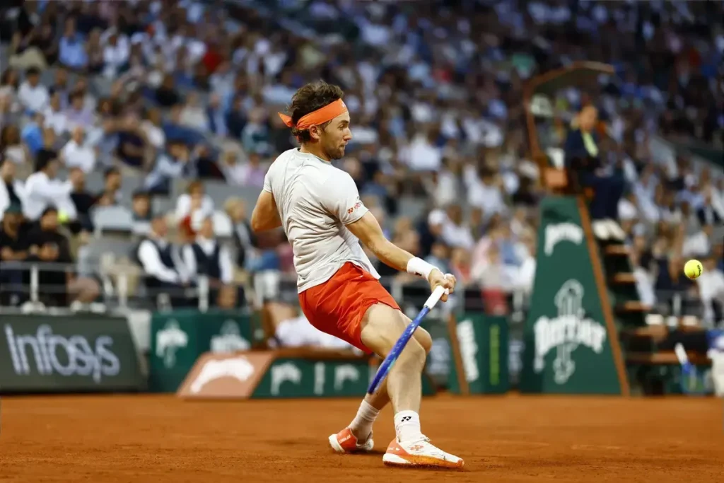 Casper Ruud comments on controversial decisive moment at Roland Garros.