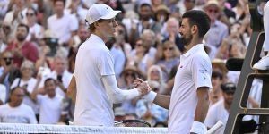 Djokovic reveals special message for Sinner after practice at Wimbledon.