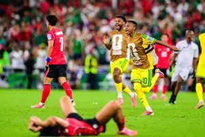 “South Africa reaches its best FIFA ranking in 11 years after World Cup victory.”
