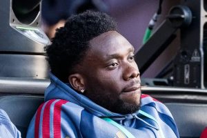 “Alphonso Davies out of Canada’s opening game in the 2026 World Cup.”
