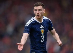 “Andy Robertson eager to shine at Tottenham.”