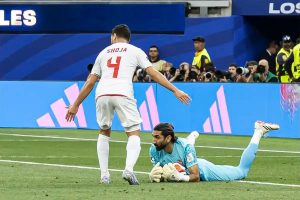 “Beiranvand stuns Belgium with a save that could be the best of the World Cup.”