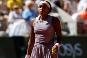 Coco Gauff gets emotional when recalling the doping test following the Vondrousova controversy.