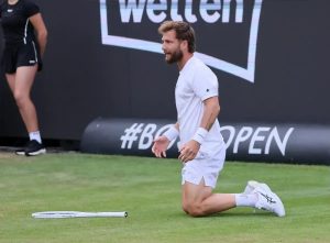Corentin Moutet fined €37,000 after insults live on BBC.