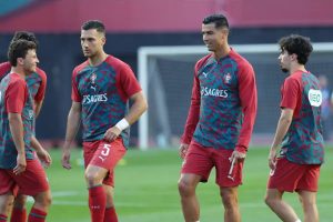 Diogo Dalot refuses to comment on criticisms of Cristiano Ronaldo in the national team.