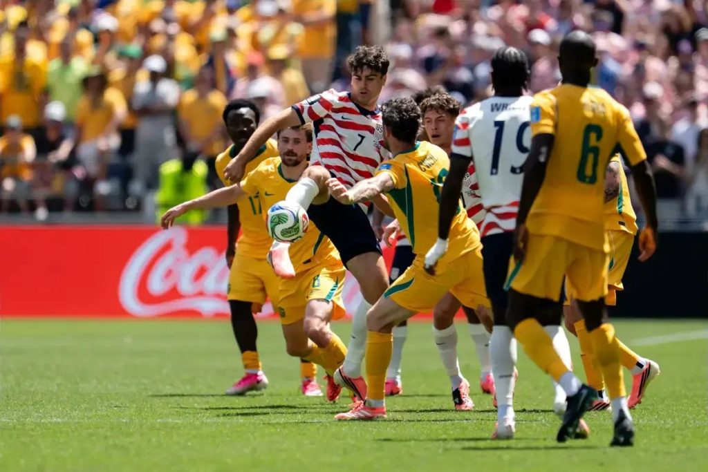 “United States crush Australia and continue unstoppable on their way to the 2026 World Cup.”
