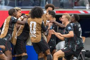 “Eustaquio scores in the last minute and Canada reaches the round of 16 in the World Cup.”