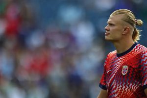 Haaland defended Solbakken after Norway’s heavy defeat against France.