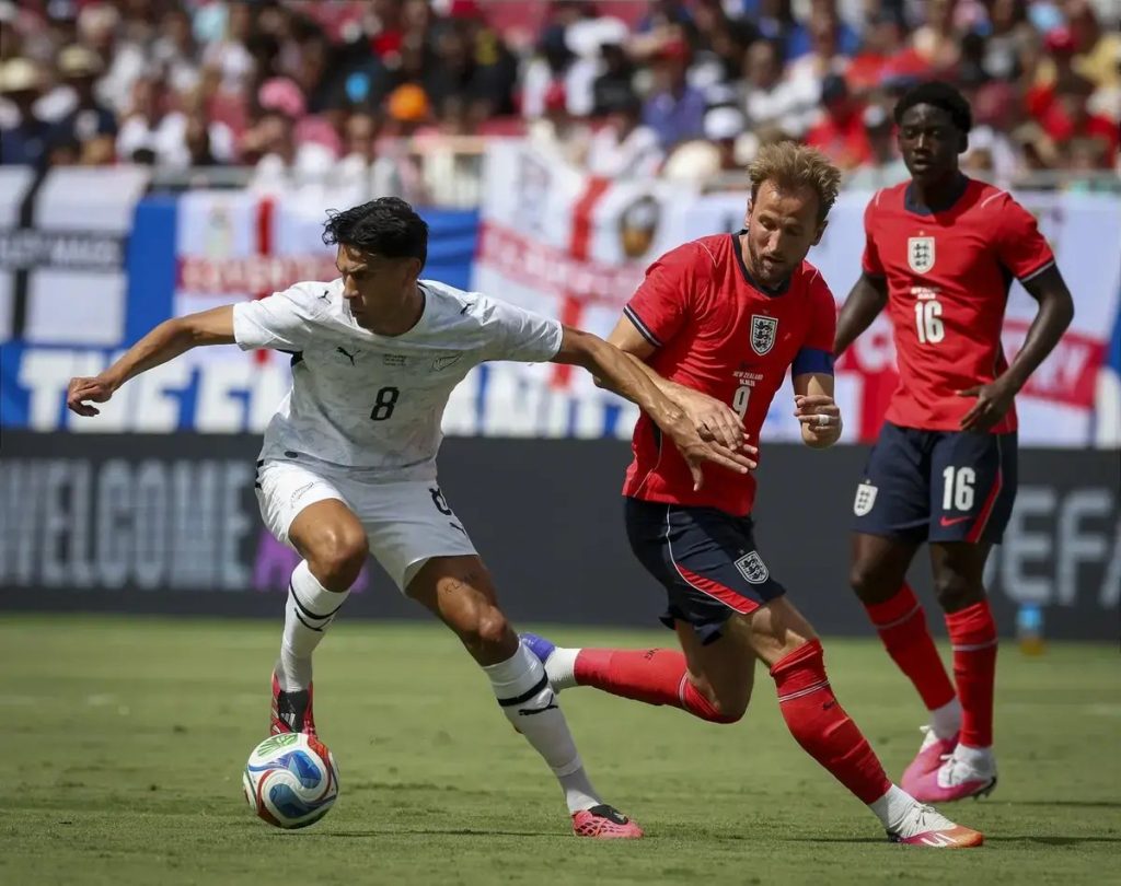 Harry Kane brilha em jogo morno da seleção inglesa antes do Mundial