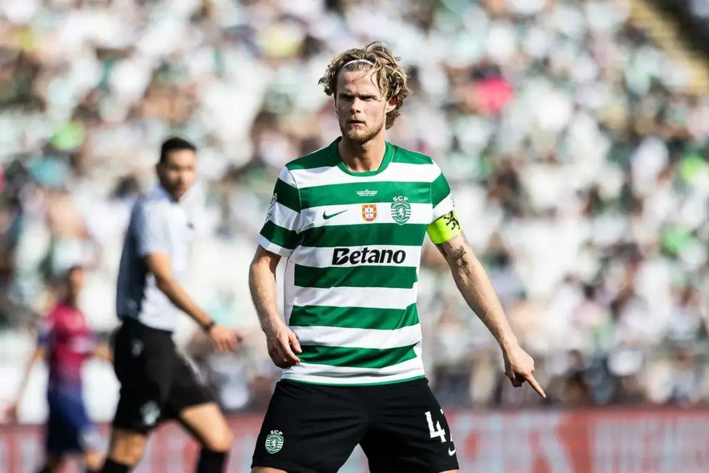 “Hjulmand negotiates departure from Sporting to England or Italy.”