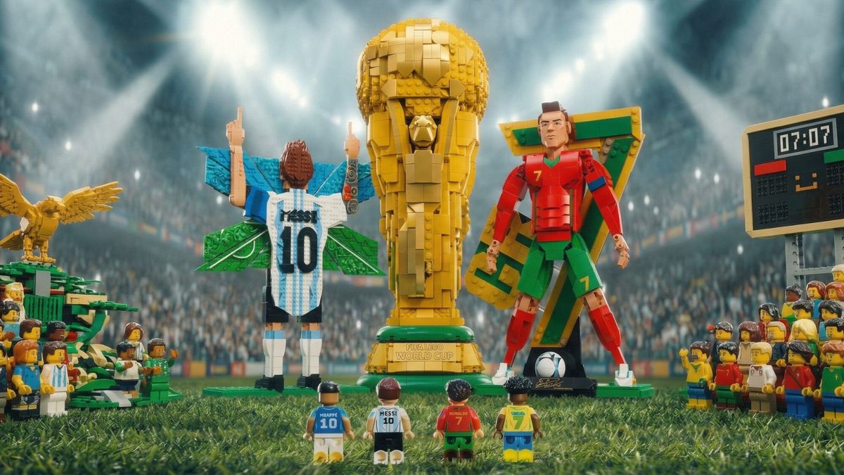 O Mundial vive-se com a LEGO