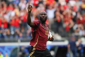 “Lukaku reaches 90 goals for Belgium in the victory over Croatia.”