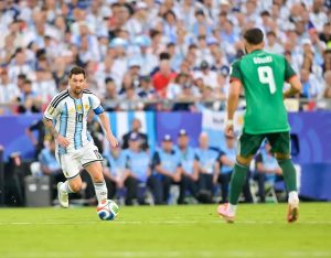 “Messi dazzles fans with timeless magic for Argentina.”