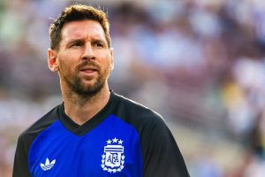 Messi makes history by reaching six appearances in World Cups.