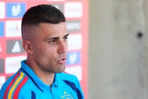 Rodri remains happy at Manchester City and is unaware of any interest from Real Madrid.
