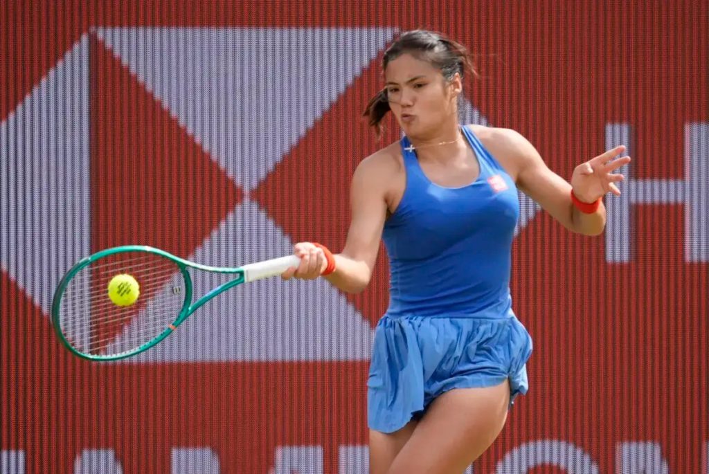 “Sabalenka guarantees seed status for Raducanu at Wimbledon.”