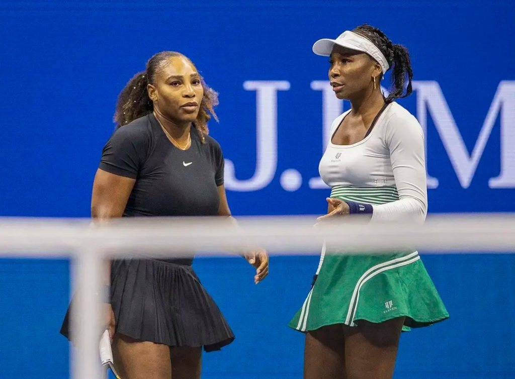 Serena and Venus Williams are back to playing together in the doubles at Wimbledon.