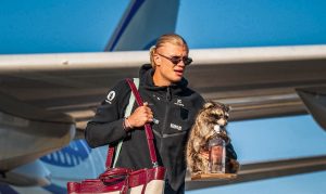 Erling Haaland chega a casa com um guaxinim empalhado da copa do mundo