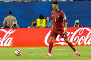 Cristiano Ronaldo becomes the oldest outfield player to compete in a knockout stage.