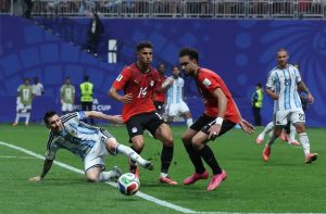 “Egyptians accuse refereeing of favoring Argentina in World Cup elimination.”