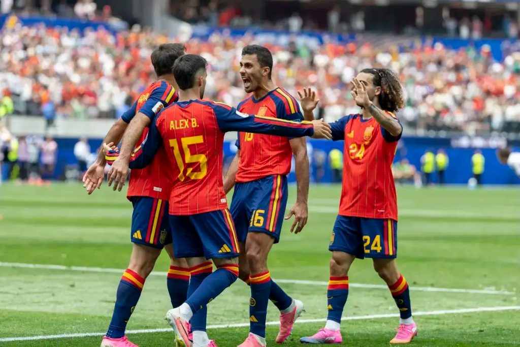 Spain showcases dominance and warns Portugal after a 3-0 victory over Austria.