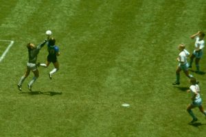 “Maradona and the ‘hand of God’ haunt England again in Mexico.”