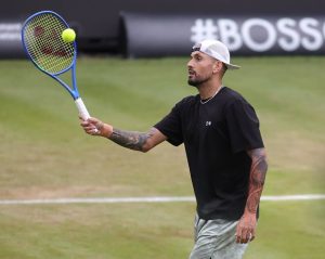 “Kyrgios bids farewell to Wimbledon with controversy after argument with umpire.”