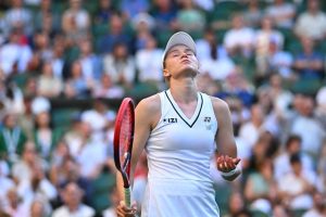 Rybakina, the world number two, eliminated in the third round of Wimbledon.