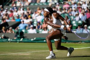 Coco Gauff admits difficulties with her serve after qualifying for Wimbledon.