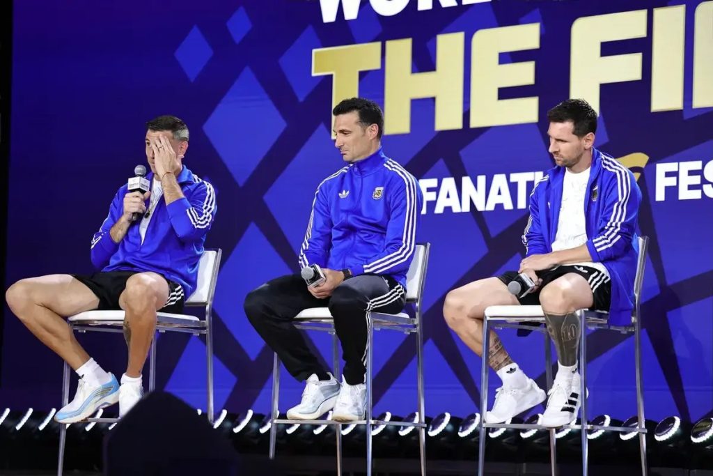 Lionel Messi talks about pressure before the 2026 World Cup final.