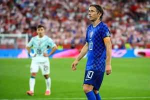 Luka Modric bids farewell to the grand international stage against Portugal.