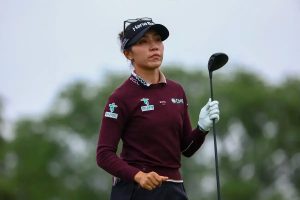 Lydia Ko has her husband as her caddie at Evian and jokes about having a zero salary.