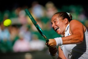 “Ostapenko involved in controversy after victory in mixed doubles at Wimbledon.”