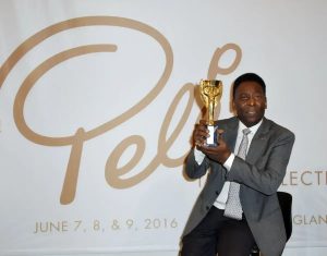 Pele is the only player with three World Cup titles.