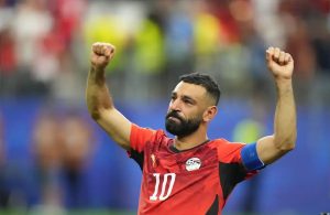 “Salah bursts into tears of emotion after Egypt qualifies for the round of 16 in the 2026 World Cup.”