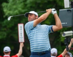 Scottie Scheffler remains silent about Bryson DeChambeau’s penalty at the Open.