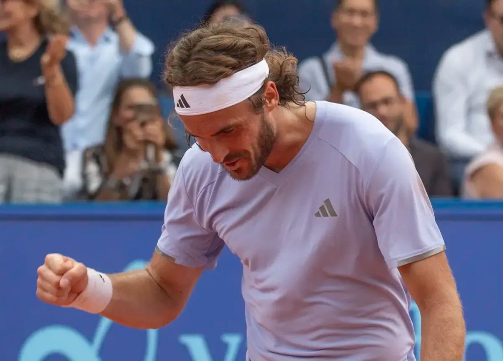 Stefanos Tsitsipas sobe 30 lugares no ranking após vencer o Swiss Open