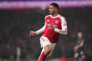 William Saliba could be out for up to five months due to a back injury.