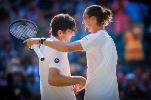 Zverev ends his losing streak against Fritz in the quarter-finals of Wimbledon.