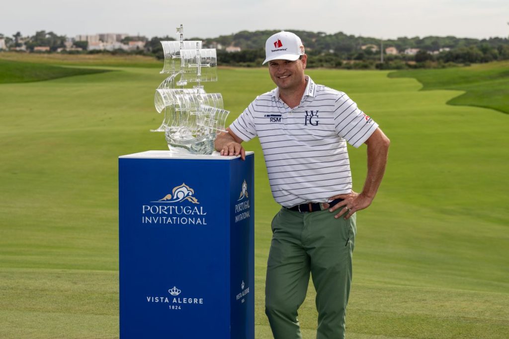 Zach Johnson wins Portugal Invitational with a birdie on the 18th.