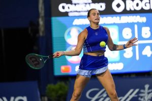 Aryna Sabalenka destaca atmosfera única dos jogos noturnos em montreal