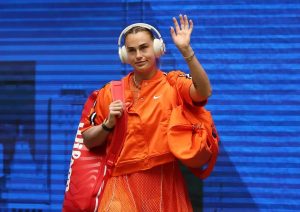 Aryna Sabalenka apologized after an outburst at the press conference during the US Open.