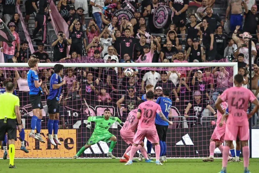 Lionel Messi eleito golo da jornada após triunfo por 7-1 do Inter Miami (VIDEO)