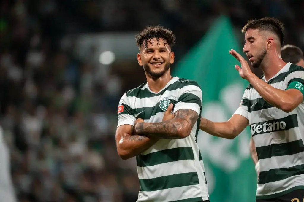 Suárez marca penálti e festeja com sorriso em alvalade