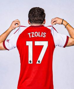 Christos Tzolis image leaks as Arsenal prepares official announcement