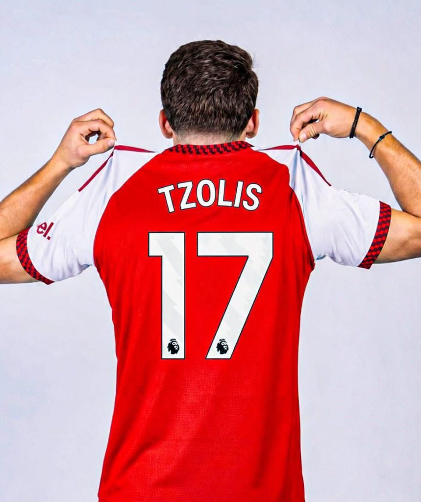 Christos Tzolis image leaks as Arsenal prepares official announcement