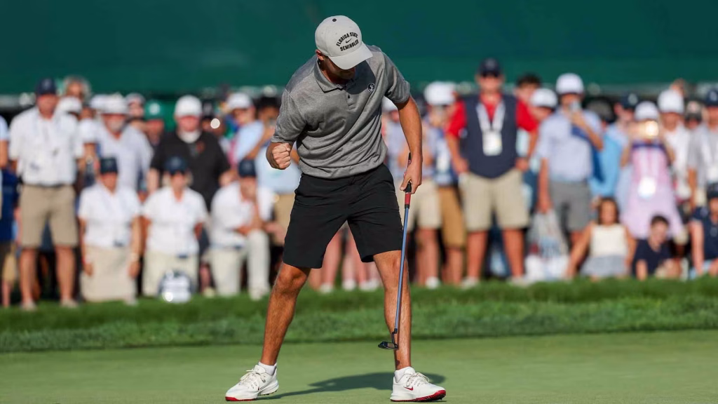 Jack Whaley credits father’s support as he reaches U.S. Amateur final at Merion