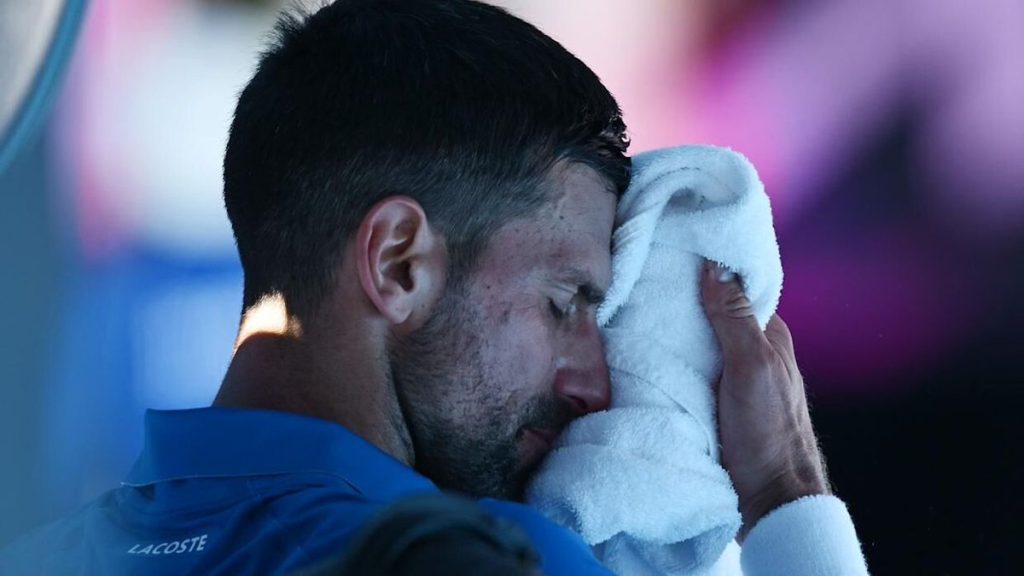 Novak Djokovic breaks down in tears after shock US Open first-round loss to Mariano Navone