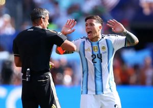 Argentina adopts tough tactics to disrupt Spain in 2026 World Cup final first half