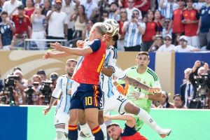Argentina coach Roberto Ayala denies punching Dani Olmo after World Cup final brawl